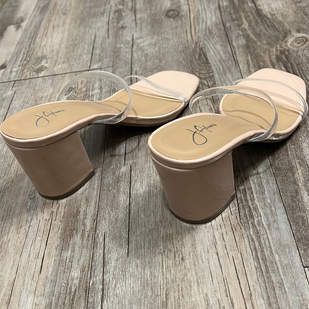 J. Adams Tan Block Heels - Picture 3 of 3